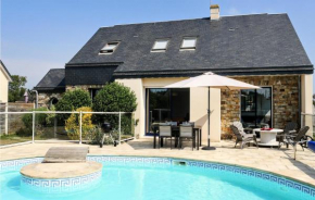 Beautiful home in Saint-Germain-Sur-Ay with WiFi, Outdoor swimming pool and Heated swimming pool